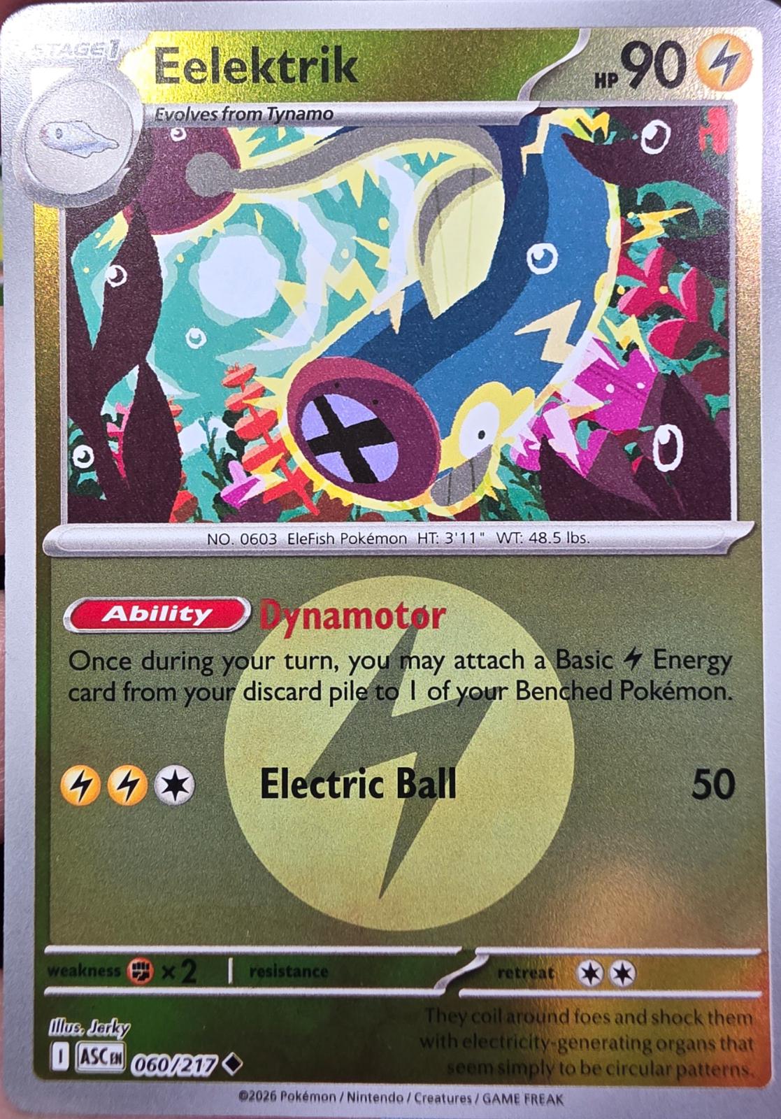 Ascended Heroes Eelektrik [Energy] Pokémon card